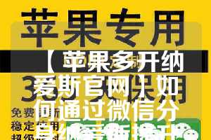 【苹果多开纳爱斯官网】如何通过微信分身纳爱斯提升工作效率？